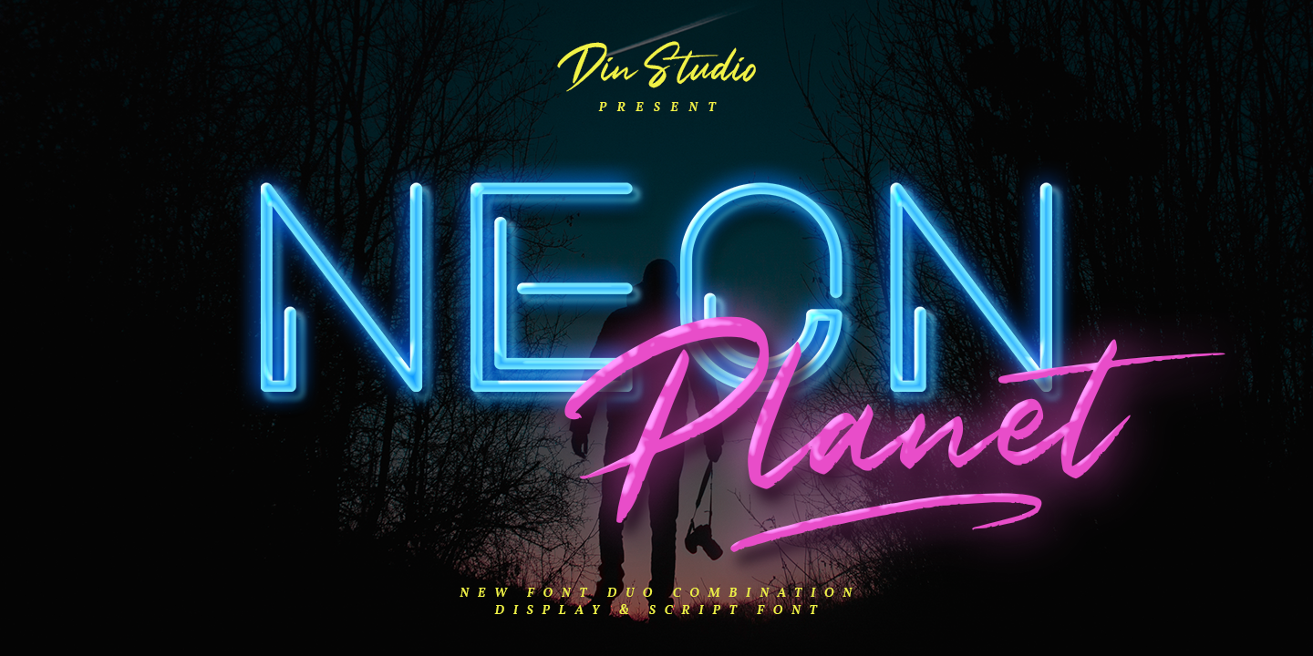 Шрифт Neon Planet
